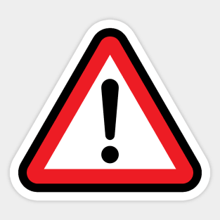 Warning Symbol Sticker